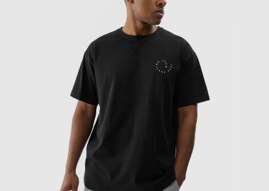 4F MEN'S OVERSIZE T-SHIRT WITH PRINT ΜΑΥΡΟ - 4F - 