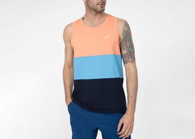 4F MEN'S REGULAR PLAIN TANK TOP ΠΟΛΥΧΡΩΜΟ - 4F - 