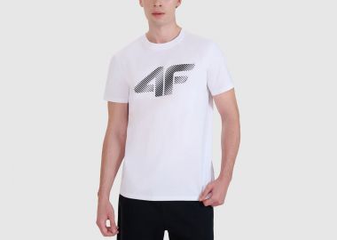 4F MEN'S REGULAR T-SHIRT WITH PRINT ΑΣΠΡΟ - 4F - 