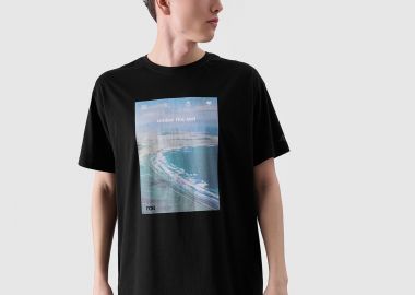 4F MEN'S REGULAR T-SHIRT WITH PRINT ΜΑΥΡΟ - 4F - 