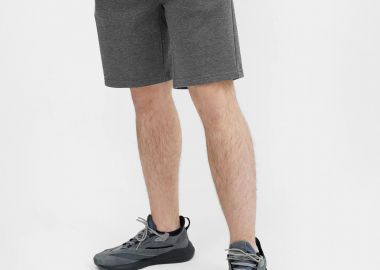 4F MEN'S SWEAT SHORTS ΓΚΡΙ - 4F - 