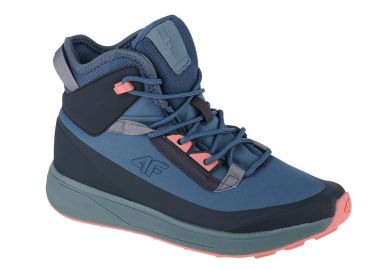 4F Παιδικά Μποτάκια Χιονιού με Κορδόνια Μπλε 4FJAW22FWINF009-34S - 4f - 