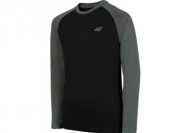 4F Παιδική Χειμερινή Μπλούζα Μακρυμάνικη Γκρι HJZ22-JTSML001-20S - 4f - 