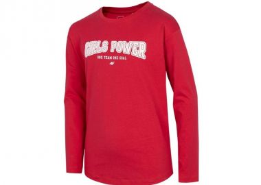 4F Παιδική Χειμερινή Μπλούζα Μακρυμάνικη Κόκκινη HJZ22-JTSDL002-62S - 4f - 