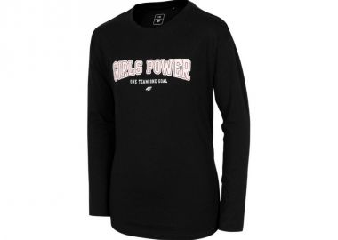 4F Παιδική Χειμερινή Μπλούζα Μακρυμάνικη Μαύρη HJZ22-JTSDL002-20S - 4f - 