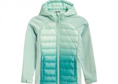 4F Παιδικό Αθλητικό Μπουφάν Κοντό με Κουκούλα Πράσινο HJZ21-JSFD002A-47S - 4f - 