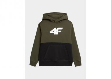 4F Παιδικό Φούτερ με Κουκούλα Χακί 4FJAW23TSWSM628-43S - 4f - 