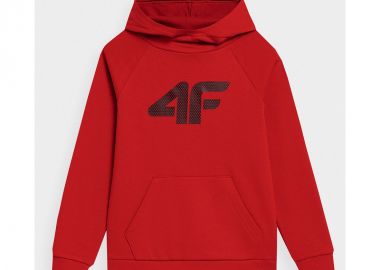4F Παιδικό Φούτερ με Κουκούλα και Τσέπες Κόκκινο 4FJSS23TSWSM220-62S - 4f - 