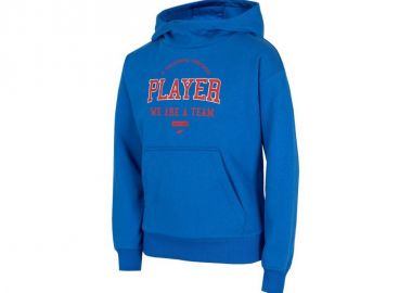 4F Παιδικό Φούτερ με Κουκούλα και Τσέπες Μπλε HJZ22-JBLM006-36S - 4f - 