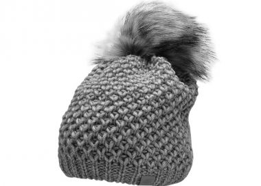 4F Pom Pom Beanie Ανδρικός Σκούφος Πλεκτός σε Γκρι χρώμα H4Z22-CAD014-25M - 4f - 