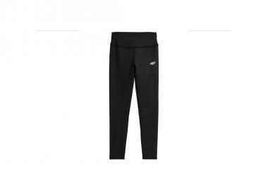 4F Running Γυναικείο Cropped Κολάν Ψηλόμεσο Μαύρο H4Z21-SPDF018-20S - 4f - 