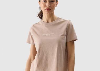 4F WOMEN'S REGULAR PRINTED T-SHIRT ΜΠΕΖ - 4F - 