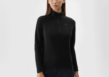 4F WOMEN'S THERMOACTIVE FLEECE UNDERWEAR TOP ΜΑΥΡΟ - 4F - 