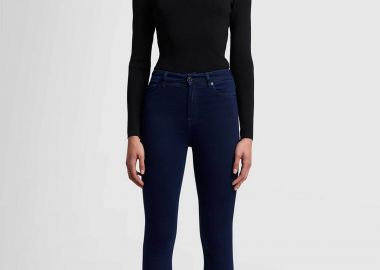 7 For All Mankind γυναικείο ψηλόμεσο τζιν παντελόνι πεντάτσεπο Slim Fit 