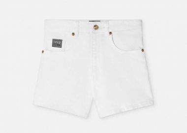 78Versace Jeans Couture γυναικείο denim σορτς - 78HAD514CEWR1 Λευκό - VERSACE JEANS COUTURE - 