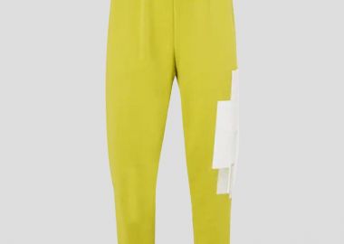 A-COLD-WALL* Ανδρικό Πράσινο Brutalist Cotton Sweatpants - A-COLD-WALL* - 