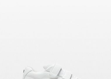 ACNE STUDIOS Ανδρικό Λευκό Velcro Strap Platform Sneakers - ACNE STUDIOS - 