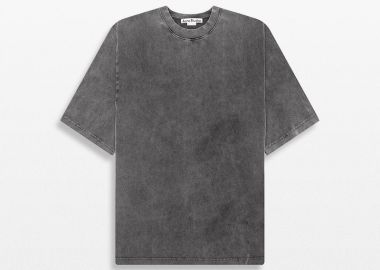 ACNE STUDIOS Ανδρικό Μαύρο Crew Neck T-Shirt - ACNE STUDIOS - 