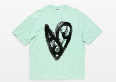 ACNE STUDIOS Ανδρικό Πράσινο Logo T-shirt - ACNE STUDIOS - 