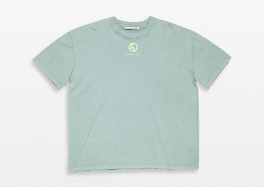 ACNE STUDIOS Ανδρικό Πράσινο Logo T-Shirt - ACNE STUDIOS - 