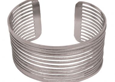 AD Εντυπωσιακό βραχιόλι χειροπέδα ατσάλινο πολύσειρο - Alice's Dreams - 