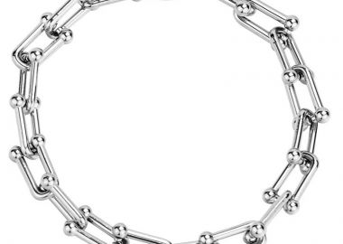 AD Unisex αλυσίδα χεριού πέταλο ατσάλι Ασημί - Alice's Dreams - 