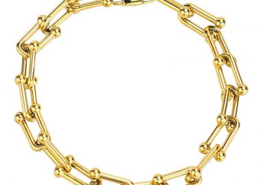 AD Unisex αλυσίδα χεριού πέταλο ατσάλι Χρυσό - Alice's Dreams - 