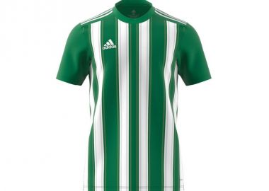 Adidas 21 JSY Αθλητικό Ανδρικό T-shirt Πράσινο με Ρίγες H35644 - adidas performance - 