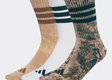 ADIDAS 3-STRIPES STONEWASH CREW SOCKS 3 PAIRS ΠΟΛΥΧΡΩΜΟ - ADIDAS PERFORMANCE - 