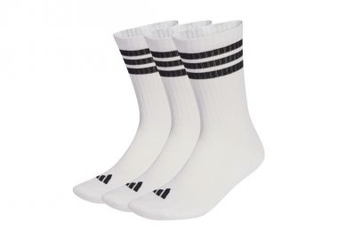 Adidas 3Stripes Cushioned Sportswear Crew 3 pair socks white and black JZ0532 - adidas performance - 