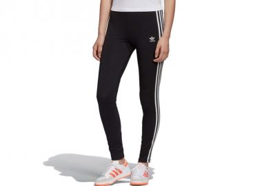 Adidas Adicolor 3 Stripes Γυναικείο Μακρύ Κολάν Μαύρο FM3287 - adidas Originals - 