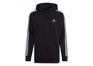 Adidas Adicolor Classics 3-Stripes Ανδρικό Φούτερ με Κουκούλα και Τσέπες Fleece Μαύρο H06676 - adidas performance - 