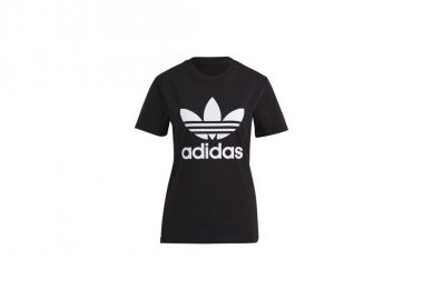 Adidas Adicolor Classics Trefoil Γυναικείο Αθλητικό T-shirt Μαύρο GN2896 - adidas performance - 