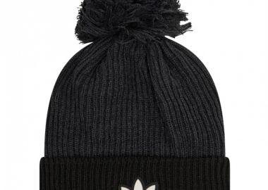 Adidas Adicolor Collegiate Pom Pom Beanie Unisex Σκούφος Πλεκτός σε Μαύρο χρώμα H35510 - adidas Originals - 