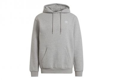 Adidas Adicolor Essentials Trefoil Ανδρικό Φούτερ με Κουκούλα και Τσέπες Fleece Heather Grey H34654 - adidas performance - 