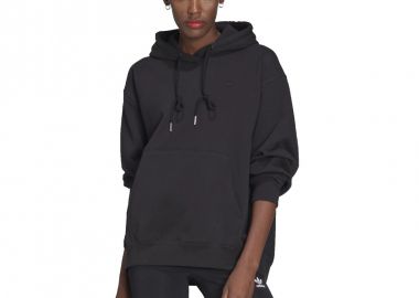 Adidas Adicolor Oversize Γυναικείο Φούτερ με Κουκούλα Μαύρο HC7104 - adidas Originals - 