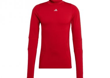 Adidas Ανδρική Μπλούζα Μακρυμάνικη Κόκκινη HP0572 - adidas performance - 