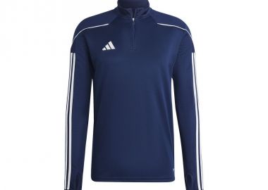 Adidas Ανδρική Μπλούζα με Φερμουάρ Μακρυμάνικη Navy Μπλε HS7229 - adidas performance - 
