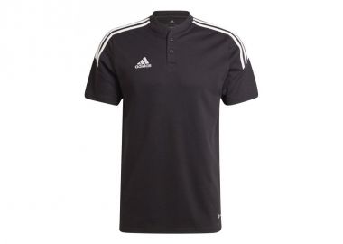 Adidas Ανδρική Μπλούζα Polo Κοντομάνικη Μαύρη H44105 - adidas performance - 
