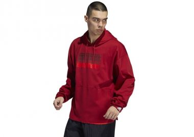 Adidas Ανδρικό Φούτερ με Κουκούλα και Τσέπες Κόκκινο HI5825 - adidas performance - 