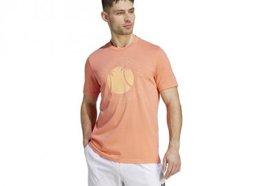 Adidas Ανδρικό T-shirt Κοντομάνικο Πορτοκαλί HZ9014 - adidas performance - 