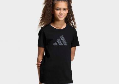 ADIDAS ANIMAL PRINT GRAPHIC T-SHIRT ΜΑΥΡΟ - ADIDAS PERFORMANCE - 