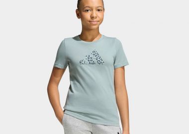 ADIDAS ANIMAL PRINT GRAPHIC T-SHIRT ΜΠΛΕ - ADIDAS PERFORMANCE - 