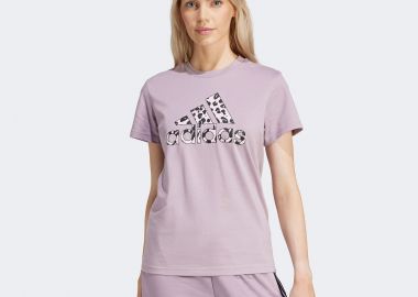 ADIDAS ANIMAL PRINT GRAPHIC T-SHIRT ΡΟΖ - ADIDAS PERFORMANCE - 