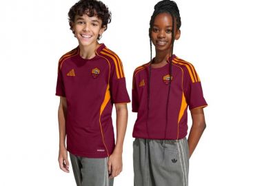 adidas AS Roma 2526 Home burgundy kids' jersey JX2613 - adidas performance - 