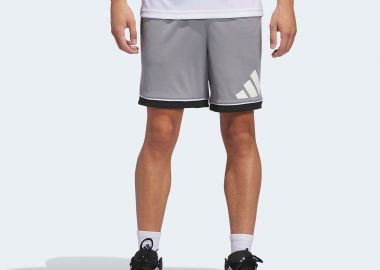 ADIDAS BASKETBALL BADGE OF SPORTS SHORTS ΓΚΡΙ - ADIDAS PERFORMANCE - 