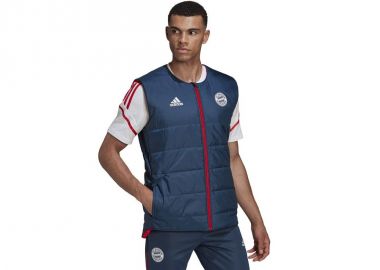 Adidas Bayern Αμάνικο Ανδρικό Μπουφάν Navy Μπλε HG1132 - adidas performance - 