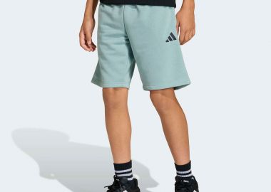 ADIDAS BOYS FRENCH TERRY SLOGAN SHORTS ΠΡΑΣΙΝΟ - ADIDAS PERFORMANCE - 