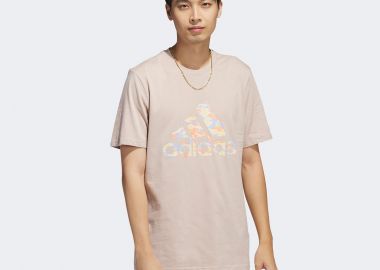 ADIDAS CAMO BADGE OF SPORT GRAPHIC T-SHIRT ΡΟΖ - ADIDAS PERFORMANCE - 