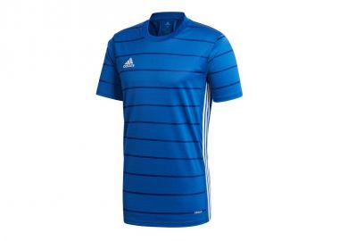 Adidas Campeon 21 Ανδρικό T-shirt Μπλε με Ρίγες FT6762 - adidas performance - 